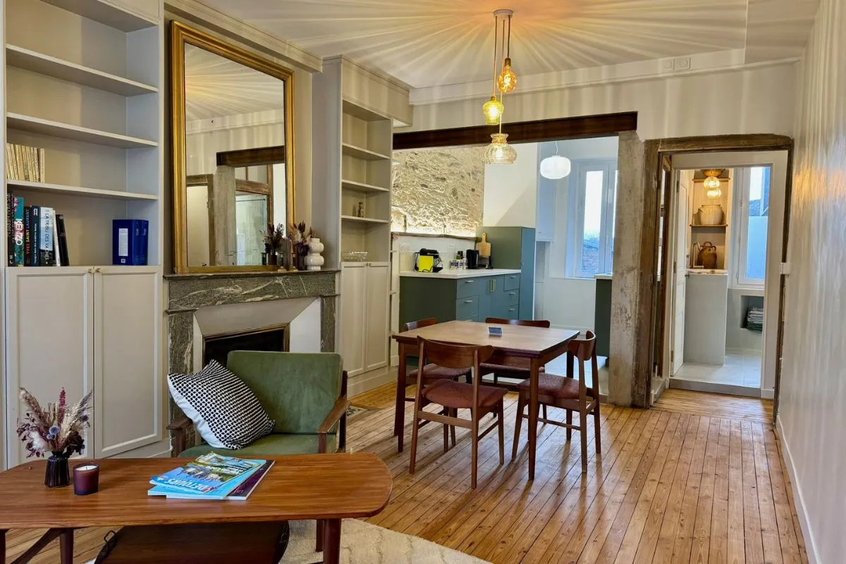 shooting photo professionnel d'un intérieur d'appartement airbnb